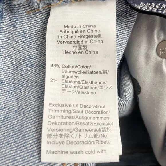 Madewell The Perfect Vintage Cropped Jean in Parnell Medium Wash Women’s Size 27 - Picture 13 of 16